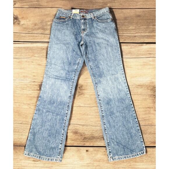Brand New Eddie Bauer Boot Cut Jeans 100% Baumwolle Style 5117 Women's Size 8 - Picture 1 of 15